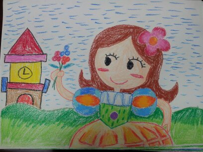 幼儿油画范画 学前 教师培训|研修社区|研修网|www.yanxiu.com
