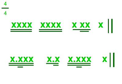 自由创编《青春舞曲》节奏,并设计一段舞蹈.